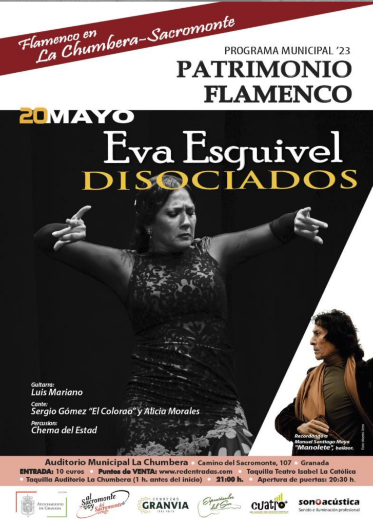 Cartel del espectáculo DISOCIADOS de Eva Esquivel